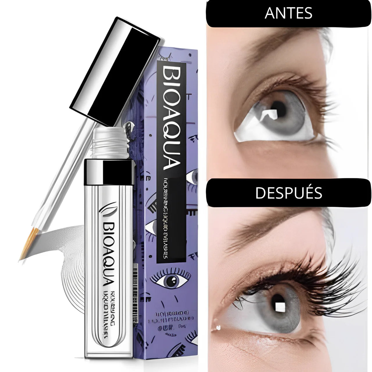 EternaGlow™ Sérum CrecePestañas XL – Realza tu mirada en semanas, con regalo de 3 colágenos
