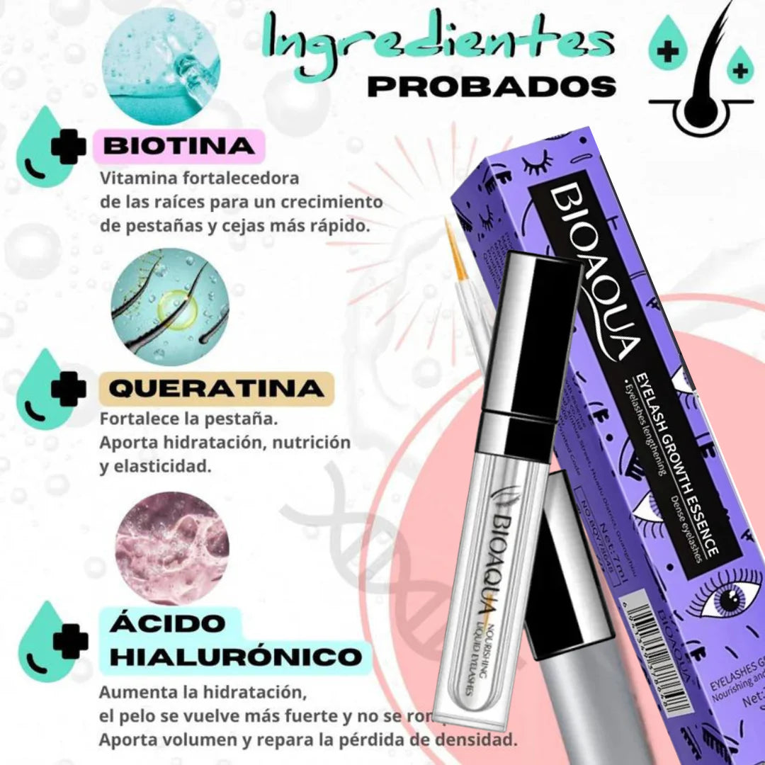 EternaGlow™ Sérum CrecePestañas XL – Realza tu mirada en semanas, con regalo de 3 colágenos