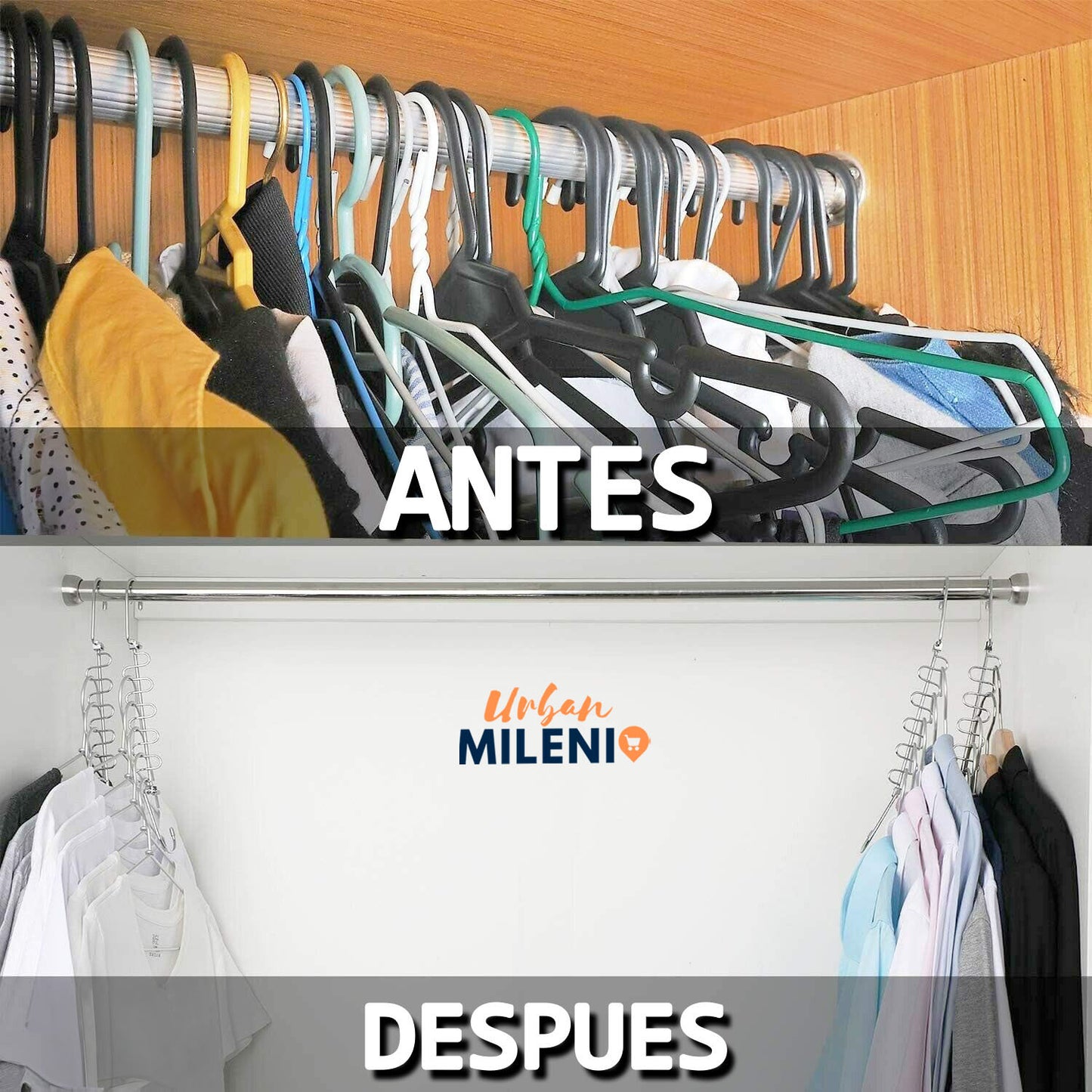 Colgador Metálico Ahorrador De Espacio STUEN