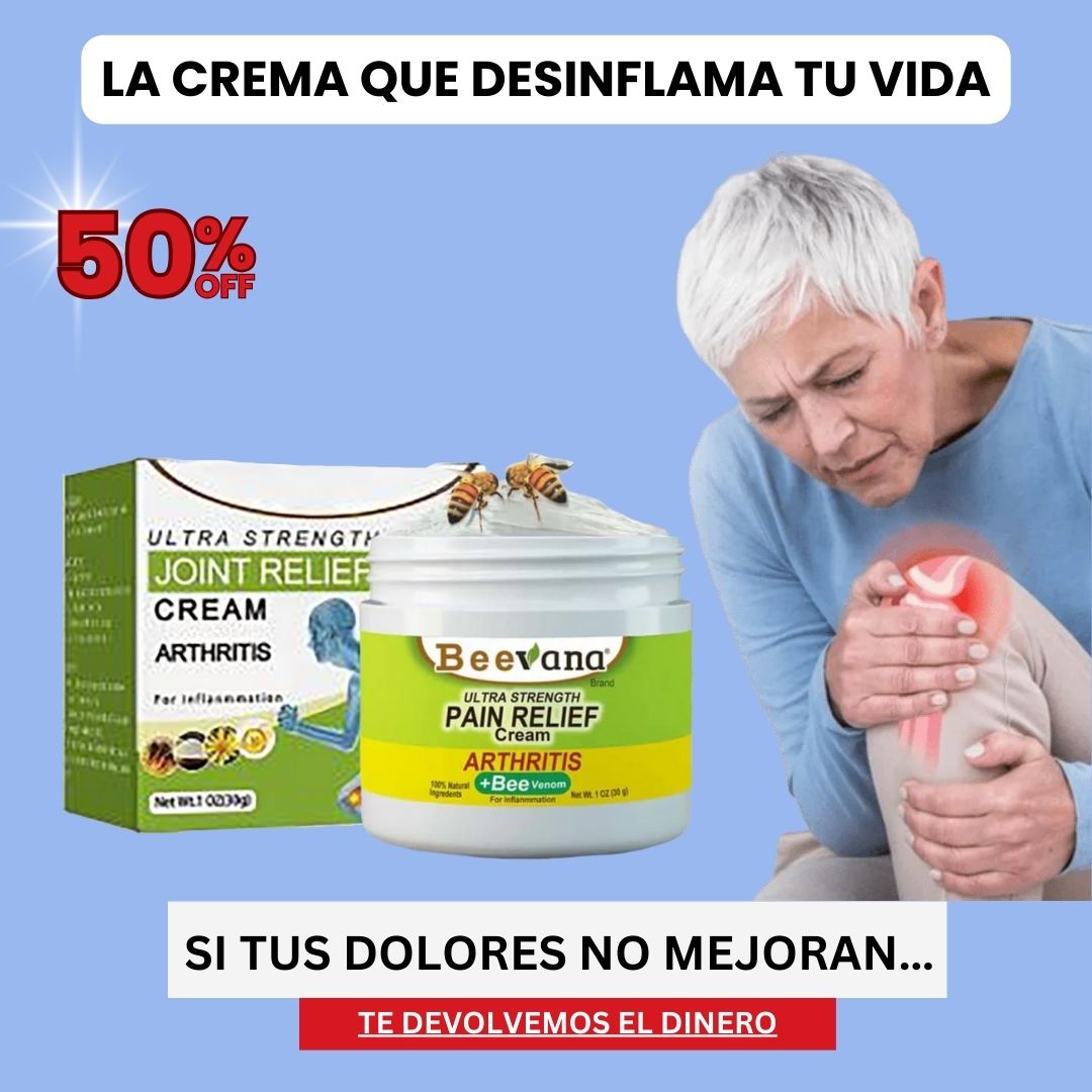 Bee Venom Reduce un 83% los Dolores Articulares en la Primera Semana de Uso!