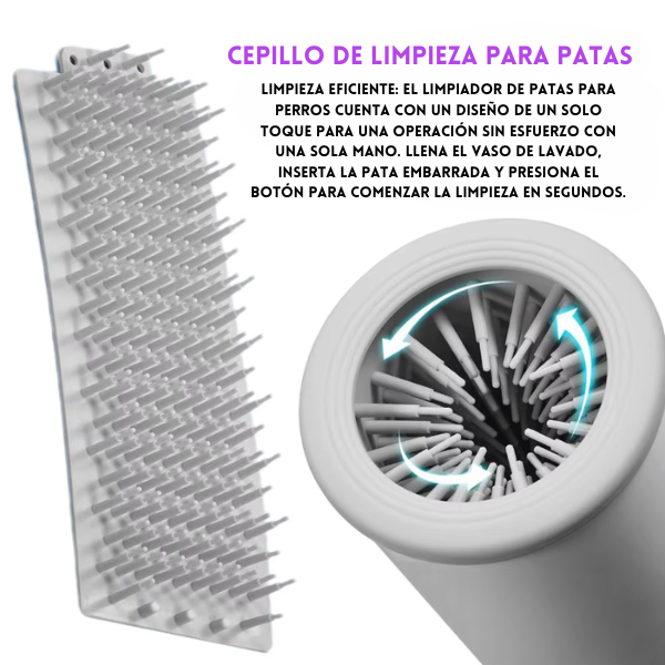 Limpiador De Patitas Electrico para Mascotas