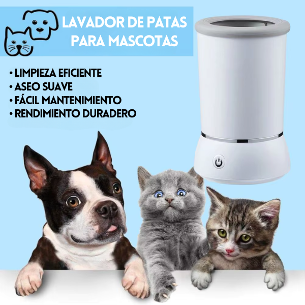 Limpiador De Patitas Electrico para Mascotas