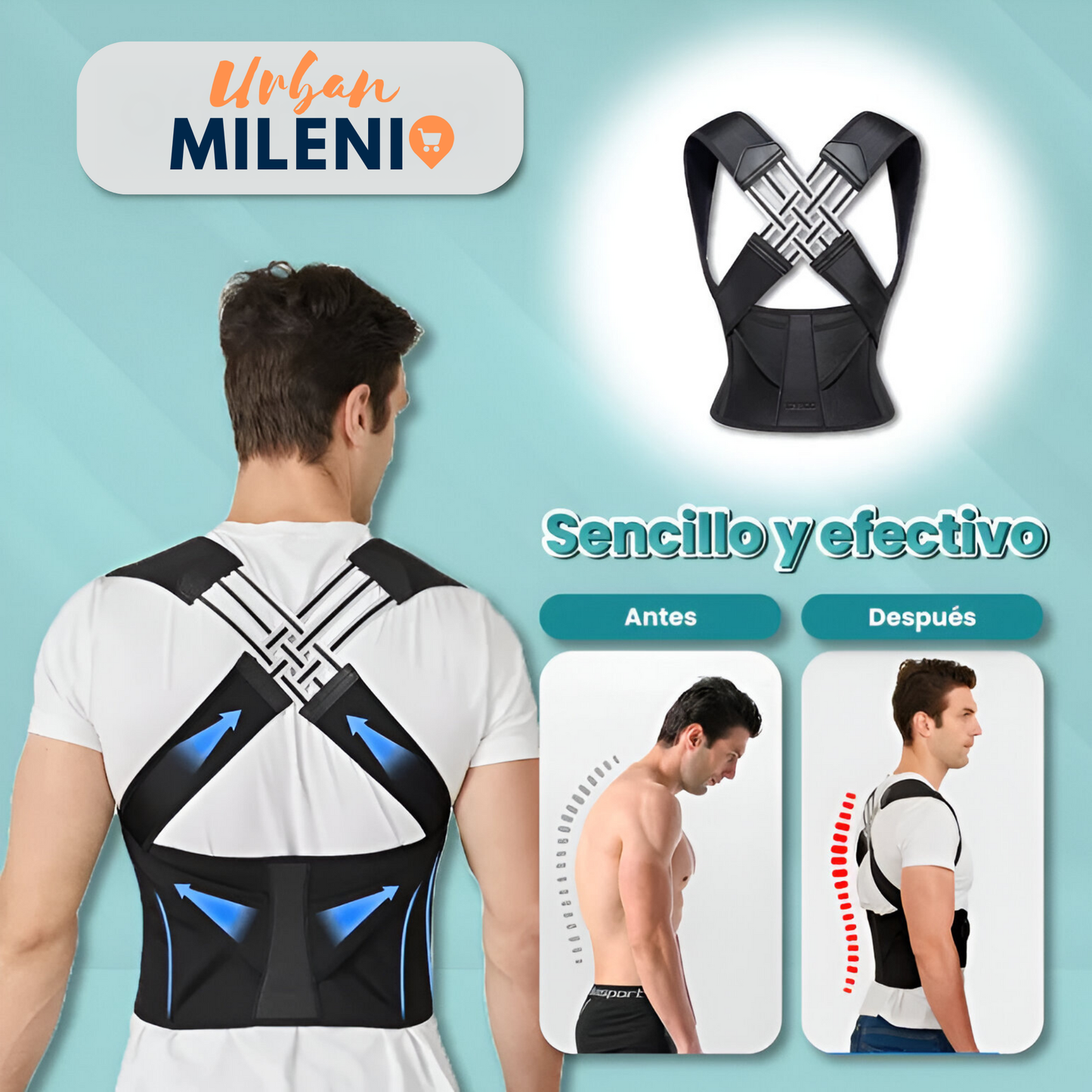 Corrector de Postura Perfecta Unisex