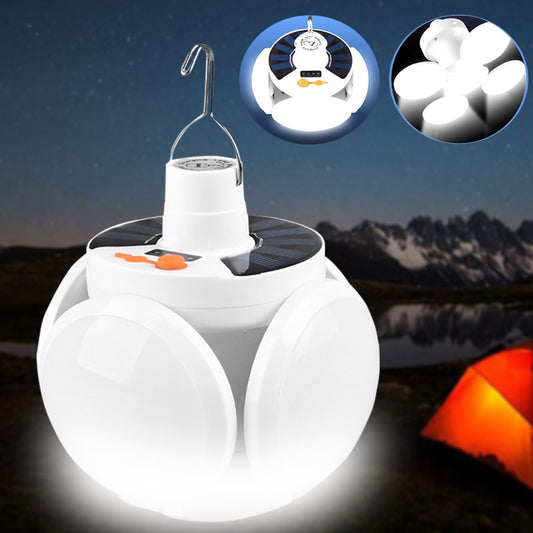 LAMPARA SOLAR PLEGABLE PARA ACAMPAR