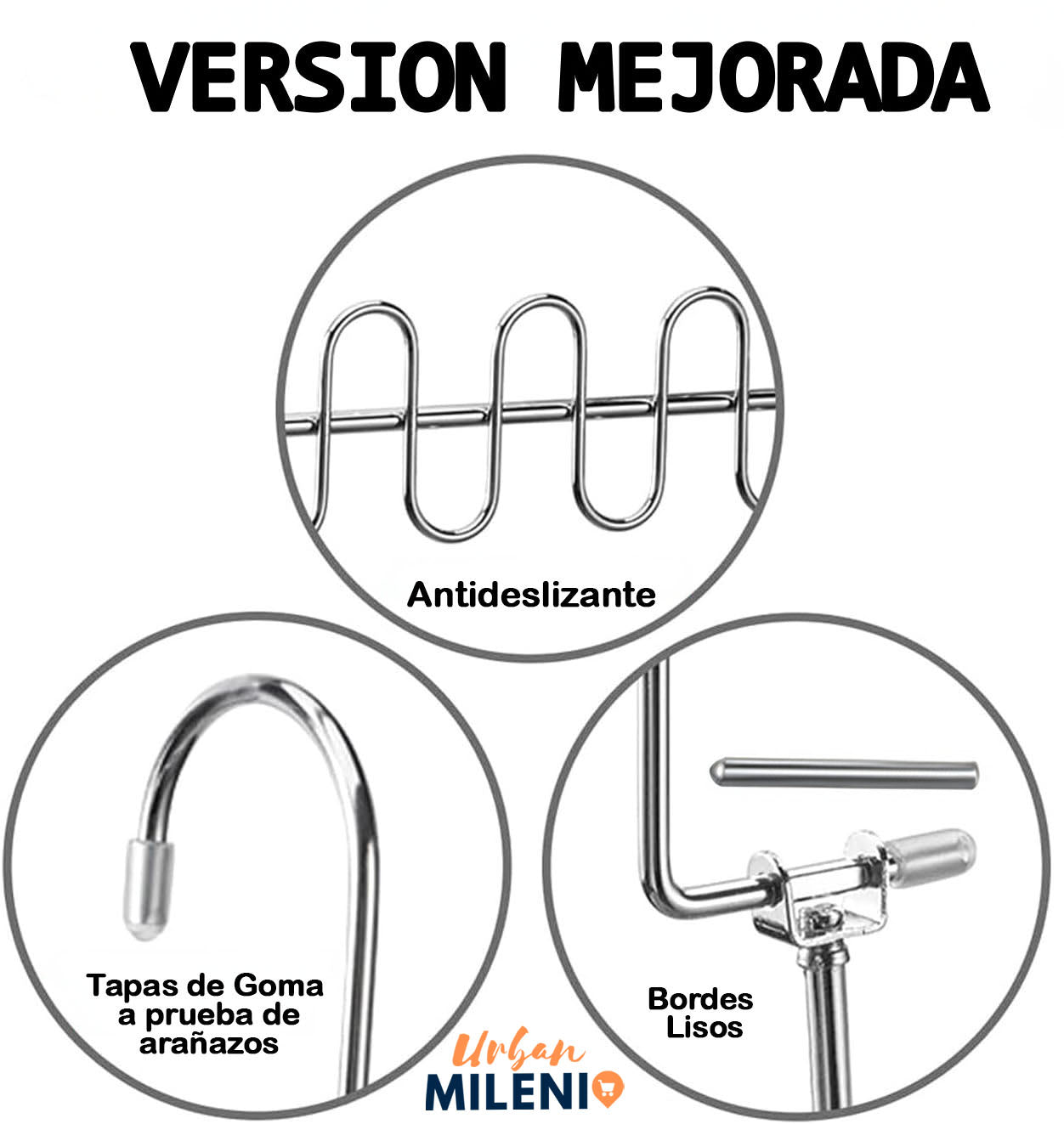 Colgador Metálico Ahorrador De Espacio  STUEN