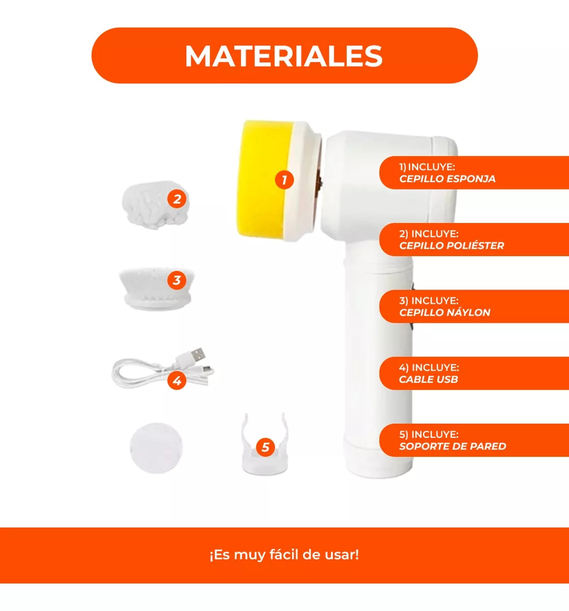 Cepillo Eléctrico Mágico de Limpieza