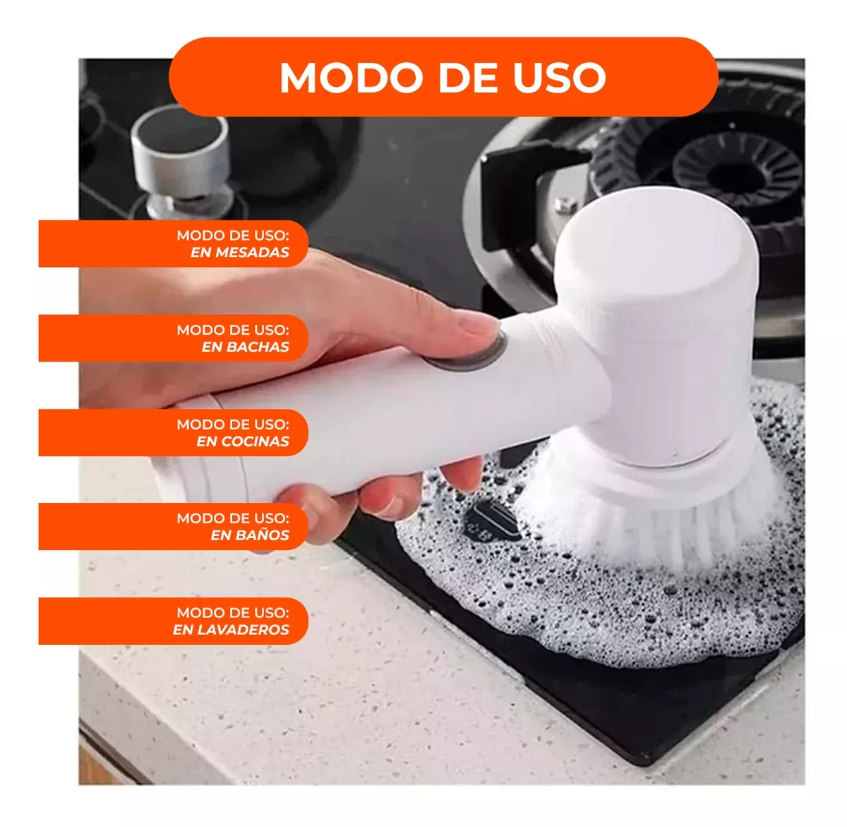 Cepillo Eléctrico Mágico de Limpieza