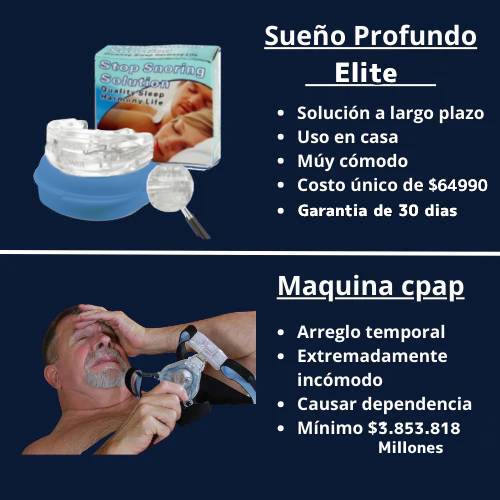 Sueño Profundo Elite™ Dispositivo Bucal Anti-Ronquidos