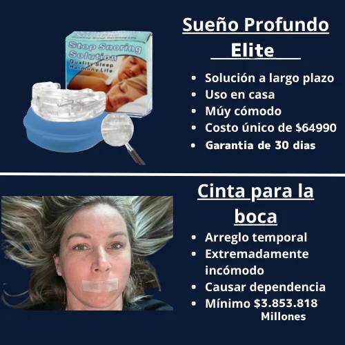 Sueño Profundo Elite™ Dispositivo Bucal Anti-Ronquidos