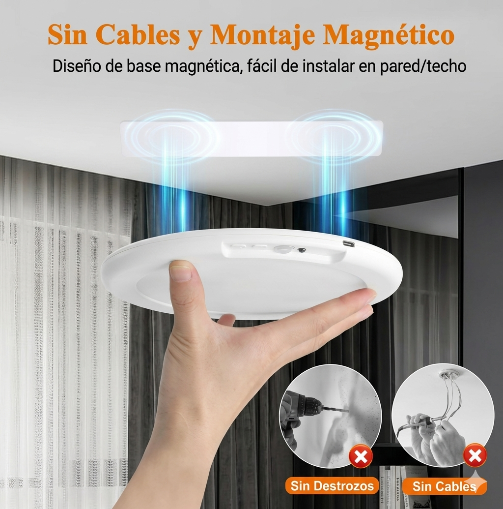 MagniLight™ — Luz LED Transportable - iluminación práctica que se instala en segundos.