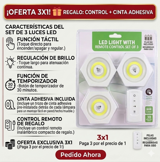 MagniLight™ — Luz LED Transportable - iluminación práctica que se instala en segundos.