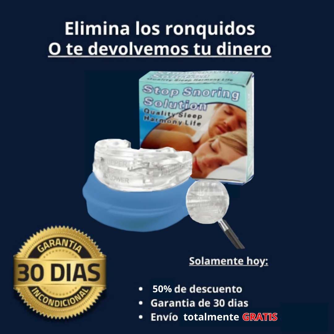 Sueño Profundo Elite™ Dispositivo Bucal Anti-Ronquidos