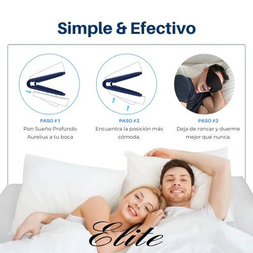 Sueño Profundo Elite™ Dispositivo Bucal Anti-Ronquidos